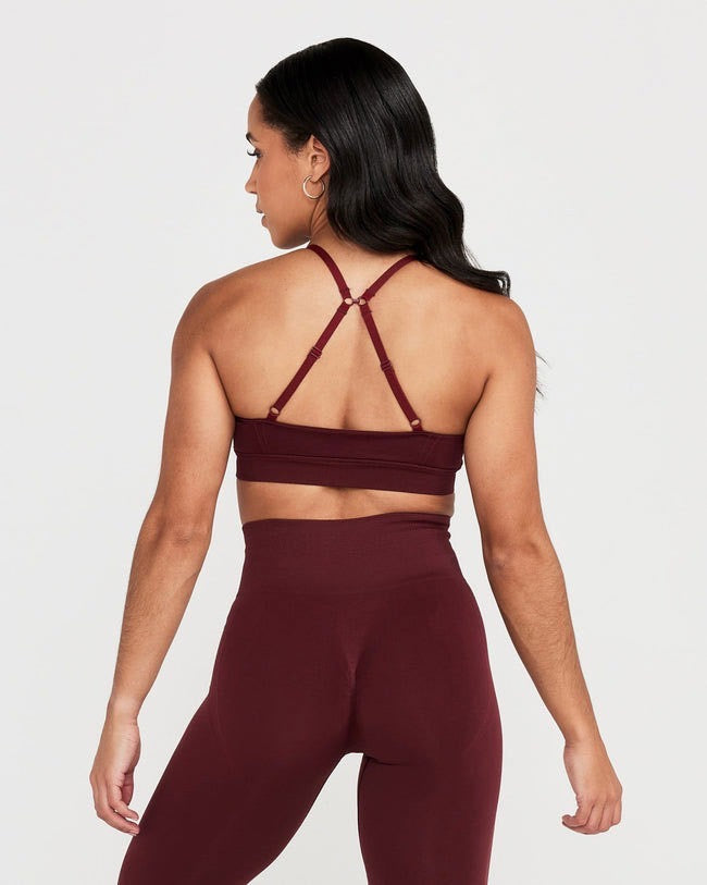 Bordeaux X-Clip Bra