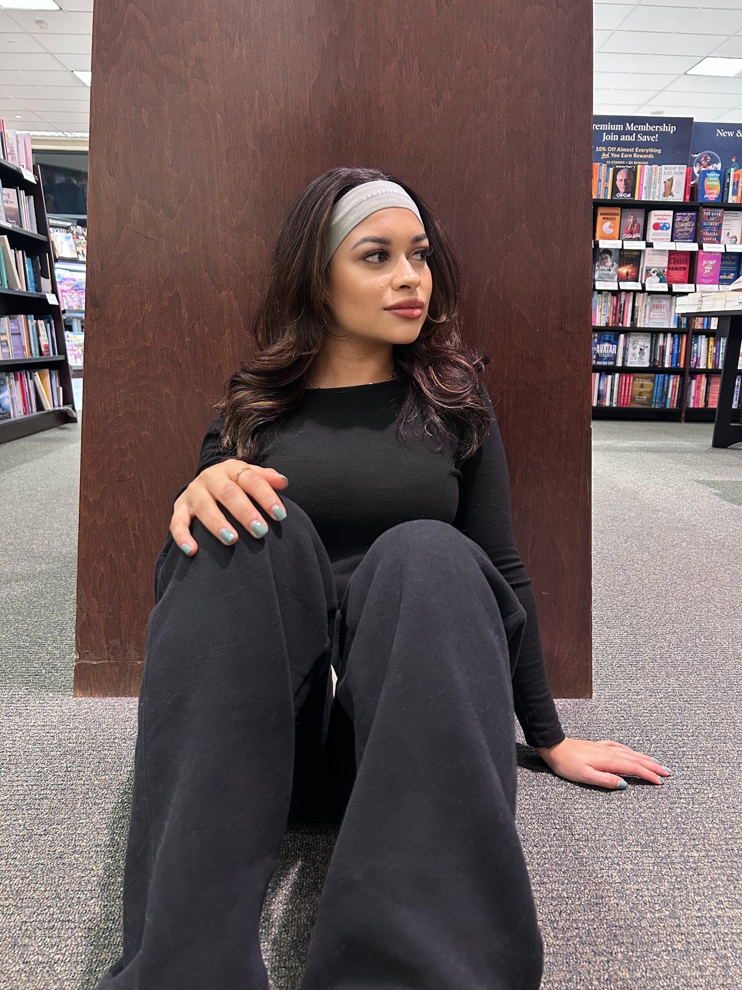 Anchored Headband- Grey