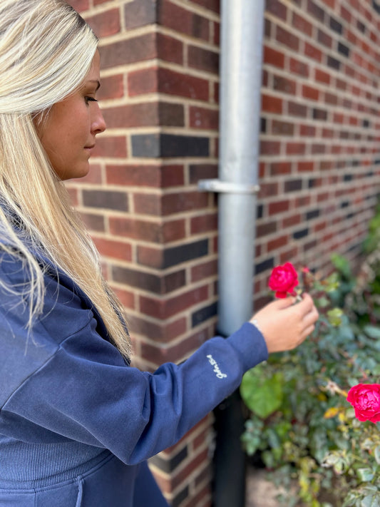 Navy Abide Lounge Hoodie