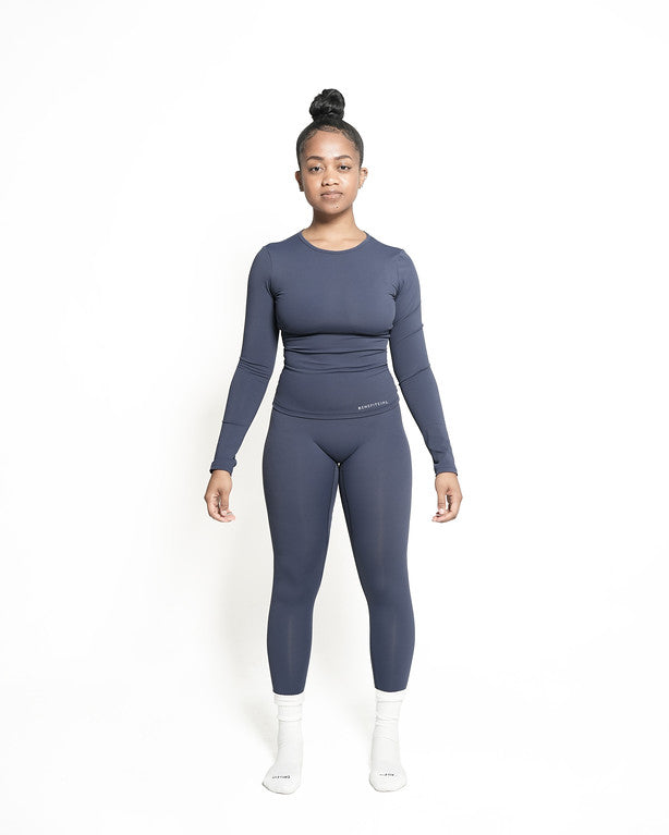 Indigo Seamless Sculpting Top