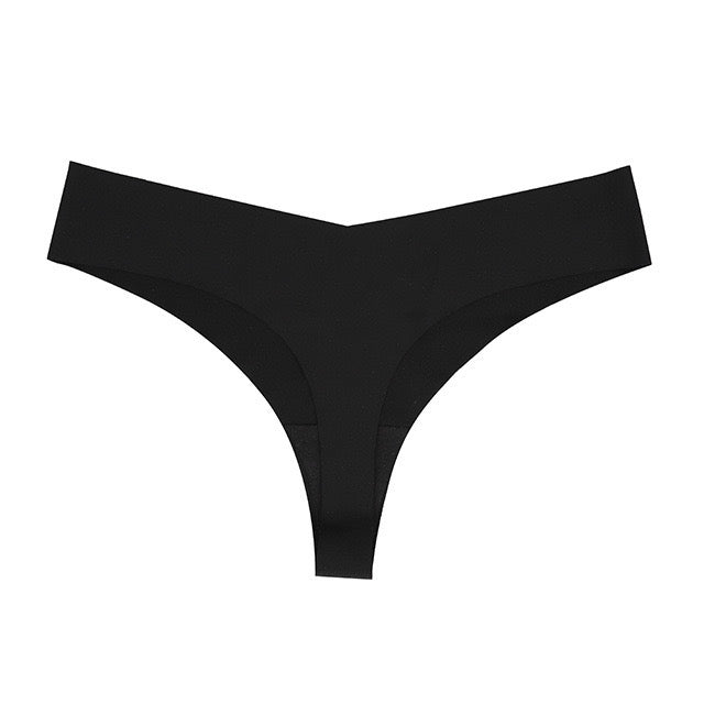 Noir Seamless Thong