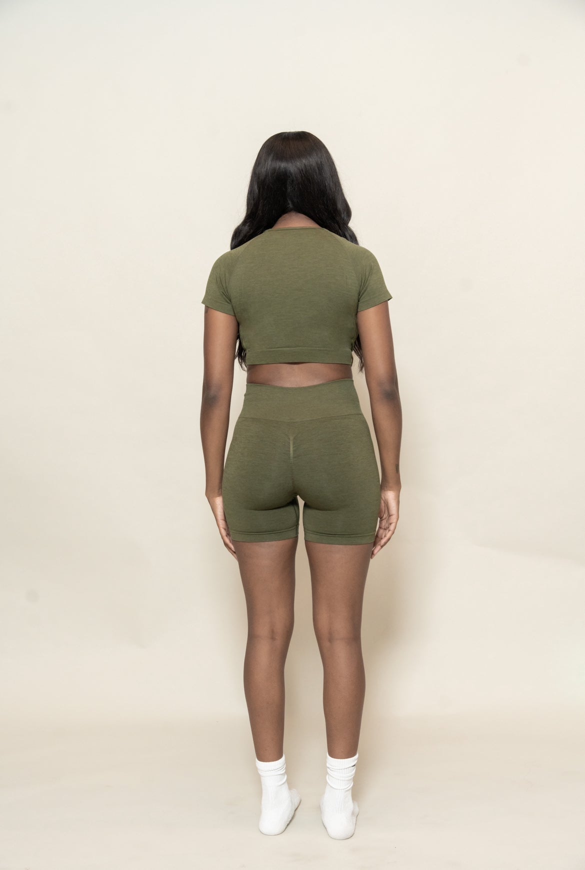 Forest High Waist Shorts