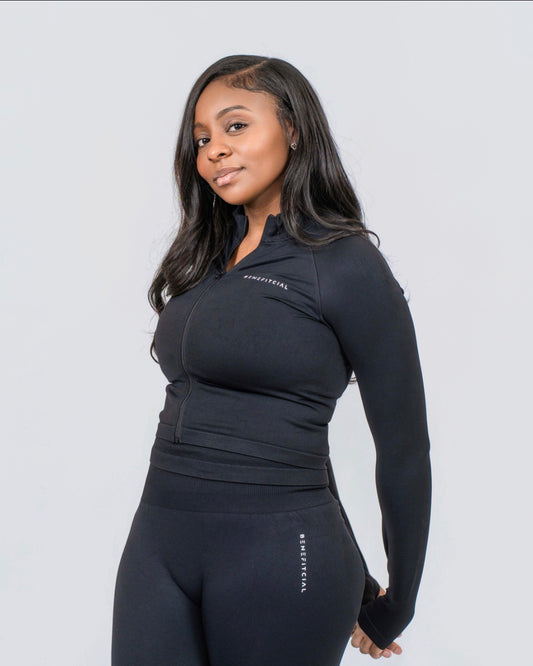 Blossom Mid-Length Zip Up