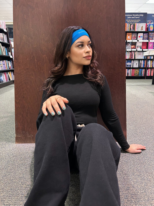 Anchored Headband- Cobalt