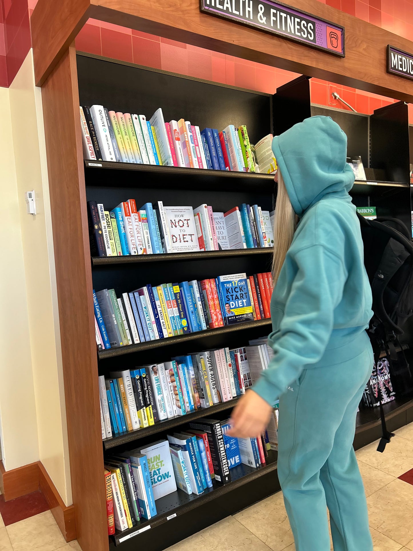 Deep Teal Abide Hoodie