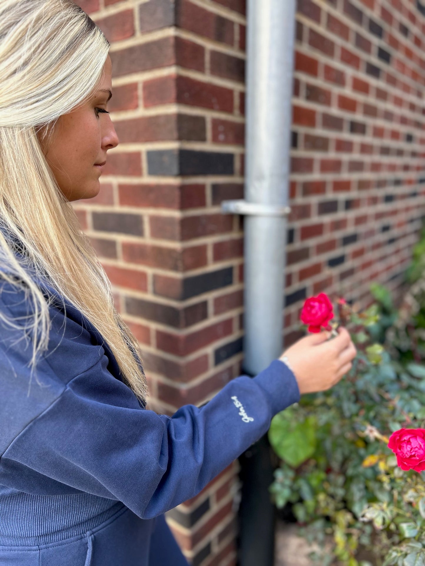 Navy Abide Lounge Hoodie