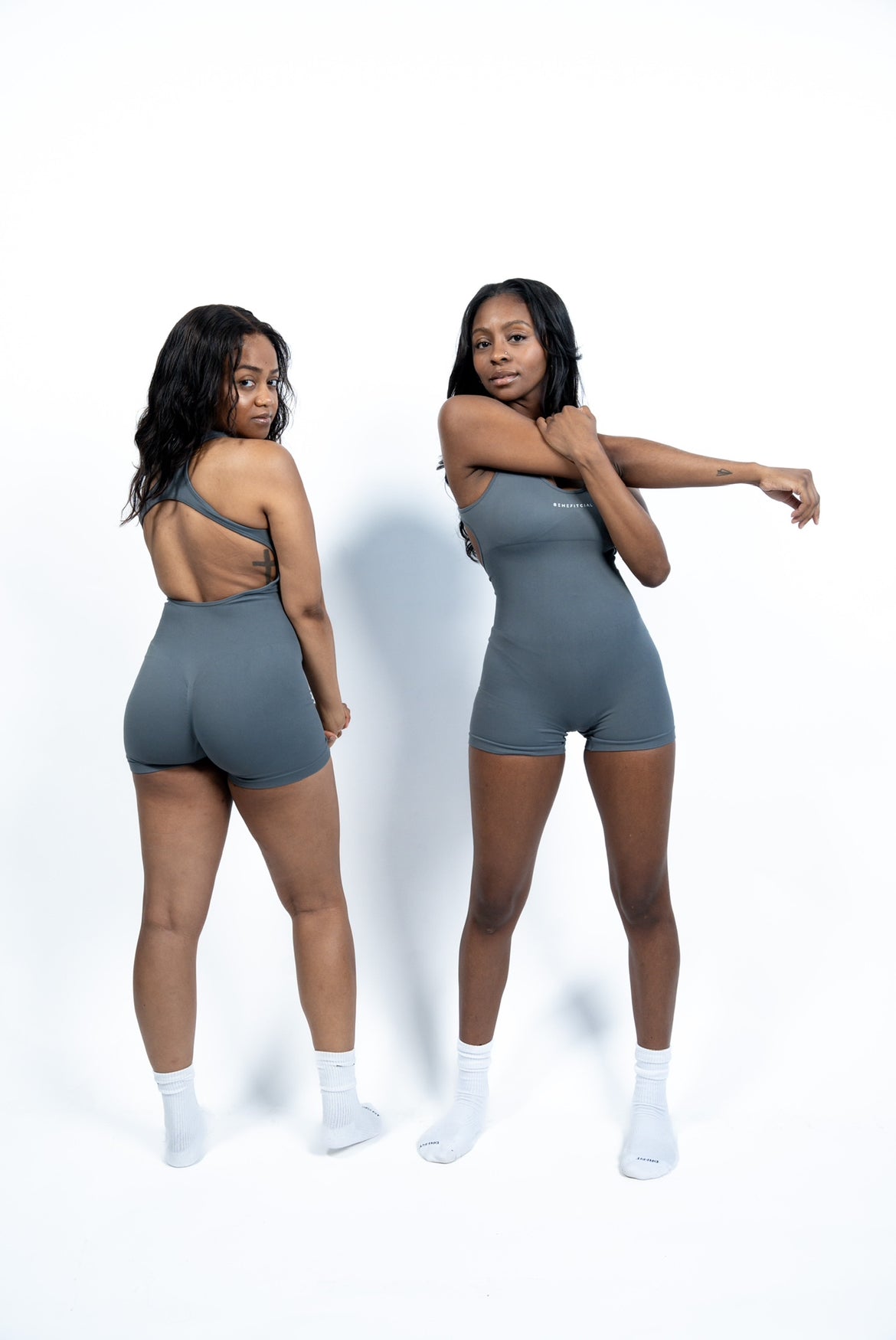 Grey SculptFit Bodysuit