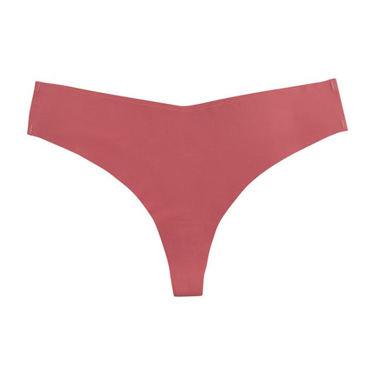 Coral Seamless Thong