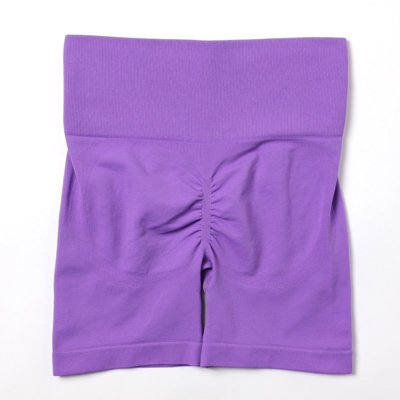 Lilac Sleek Biker Shorts